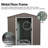 6Ft X 5Ft Outdoor Metal Storage Shed-118091665