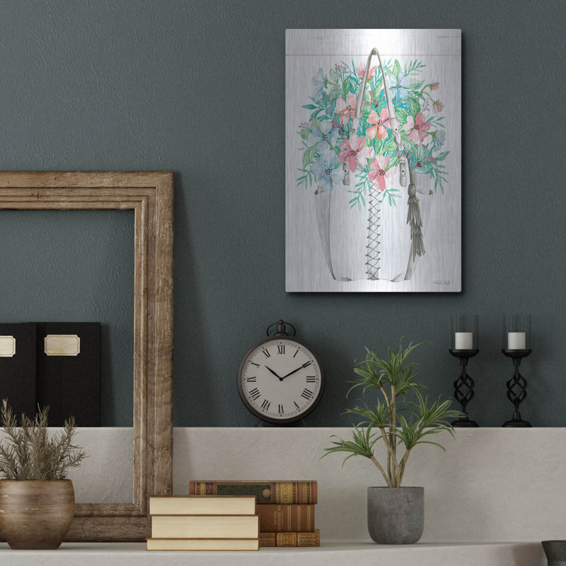 «Floral Pop II» par Cindy Jacobs, H 16 po x l 12 po