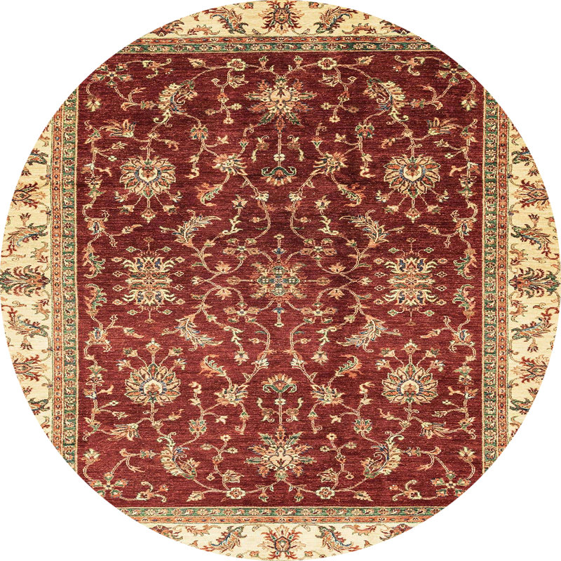Tapis abstrait moderne 3241, Rond 8 pi