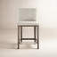Klemens Upholstered Stool with Solid Wood Frame