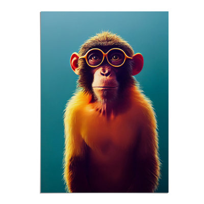 Brainy Monkey - Wall Art