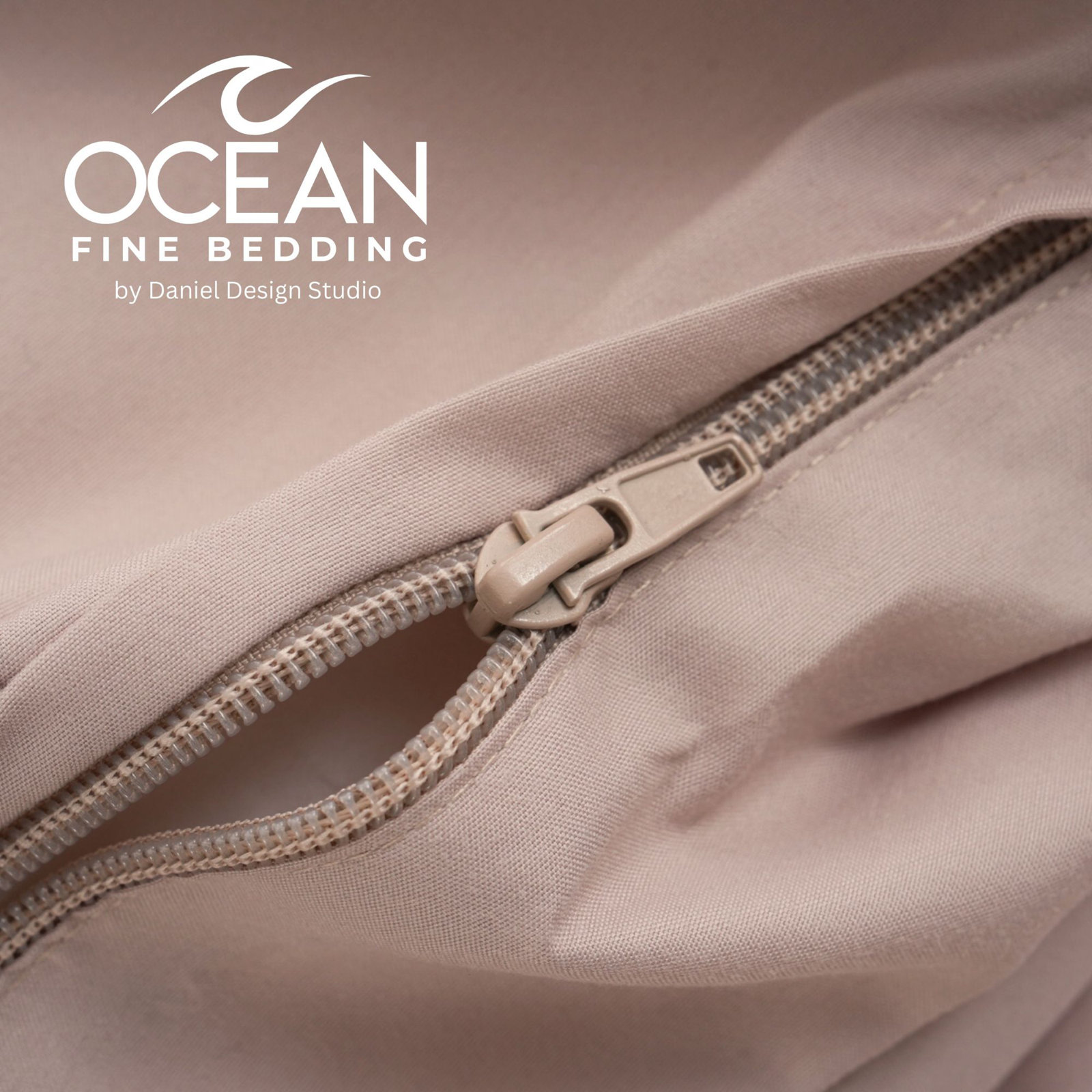 OCEAN FINE BEDDING Microfiber Duvet Cover Set, Beige, Twin Duvet Cover + 1 Queen Sham