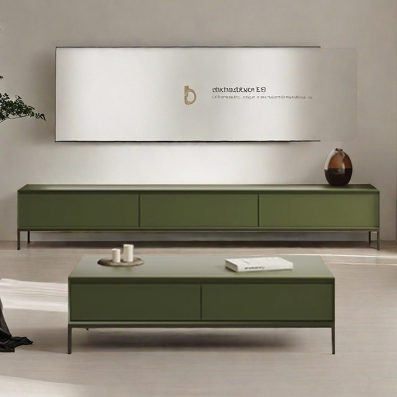 Simple coffee table TV cabinet combination