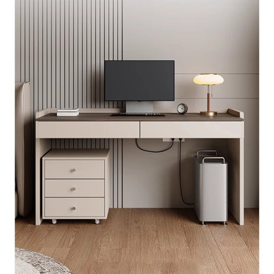 Solid Wood Computer Desk