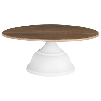 Cake Stand BRIOCHE Metal White Cake Stand