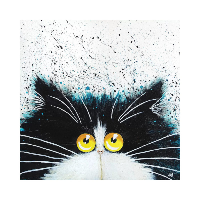 "Otis" par Kim Haskins, reproduction d’art, Pas de tapis, Toile tendue, H 12 po x l 12 po x P 0,75 po