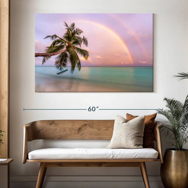 Gillard Maldives Sunset Rainbow, 34" H x 51" W