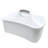  White Large Multipurpose Organizer Caddy With 4 Compartments - 17"x13"x9"