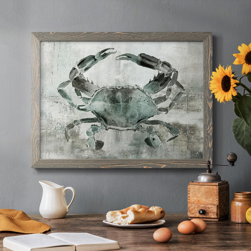 Crabe neutre II, Gris, H 18 po x l 26 po x P 1,5 po
