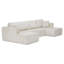 Compressed Modular Sectional Sofa: Space-Efficient Minimalist Design for Living Room & Bedroom
