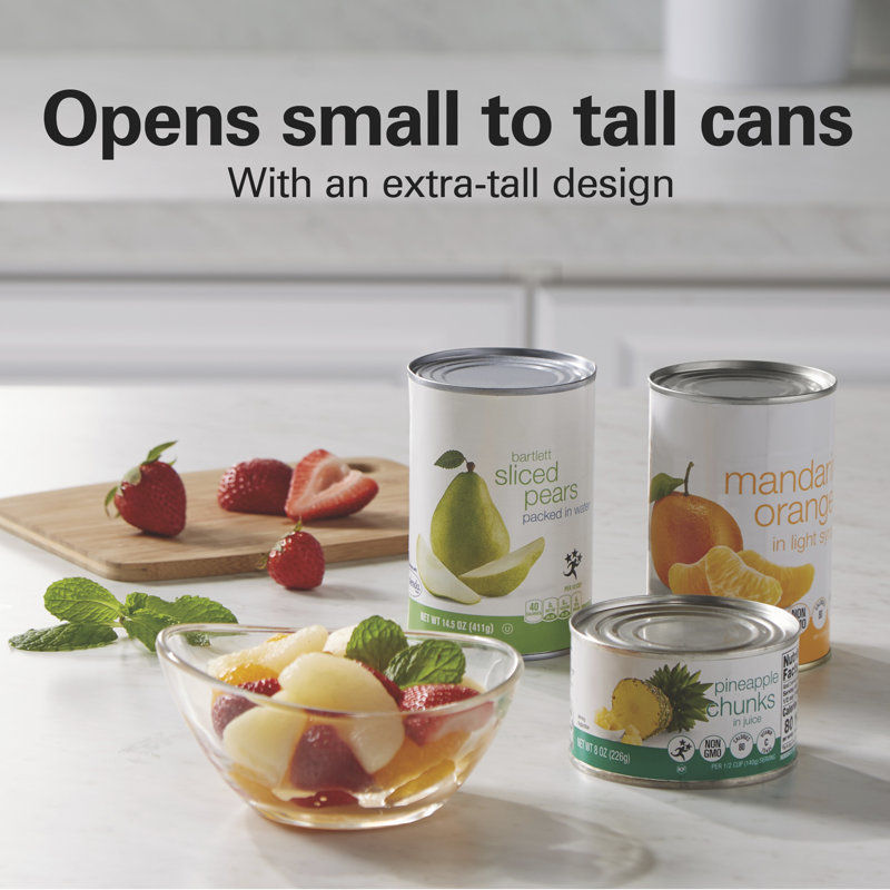 Red Chrome Extra-Tall Automatic Can Opener