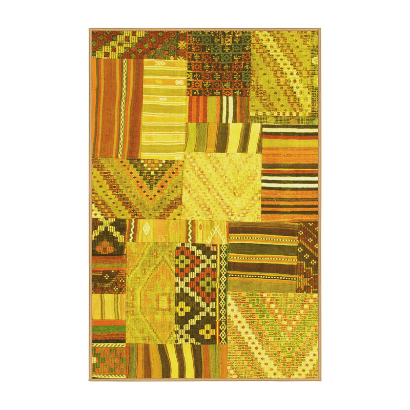 Performance Patchwork Indoor Rug, Rectangle 8' x 10'