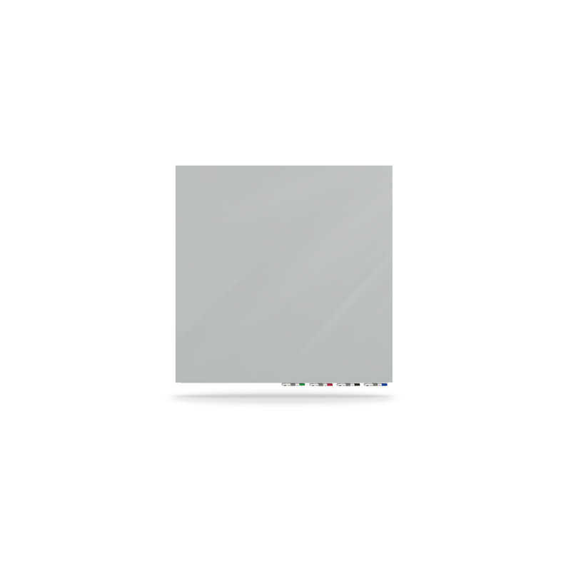Tableau blanc mural Aria, H 48 po x l 60 po x L 60 po, Blanc, Non