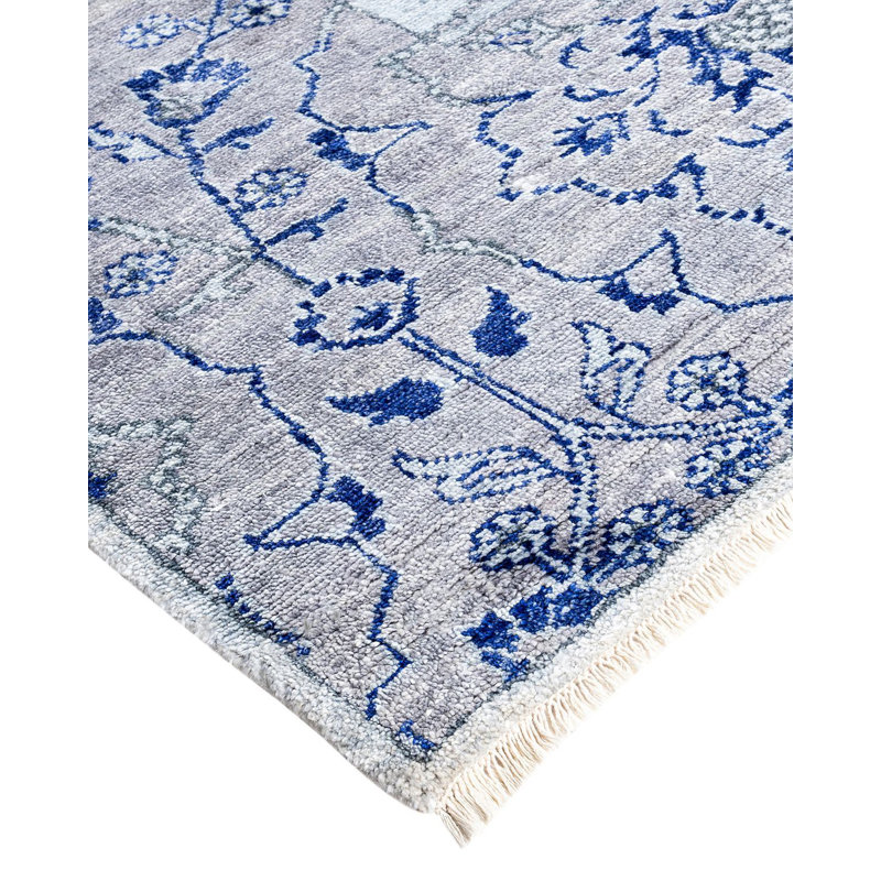 Overdyed One-of-a-Kind 9' 0" X 12' 4" Hand Knotted Area Rug
