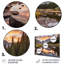 Ensemble de 4 décorations murales Colorado Mountain Senerity III