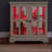 LED Curio Display Cabinet,Antique Display Cabinet with Adjustable Shelves,Retro Design Quality Showcase with Lattice Doors Elegant Bookcase and Storage Cabinet for Home Decor and Organization-1856370106
