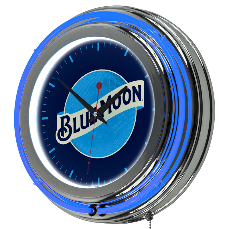 Horloge murale 14,5 po Blue Moon