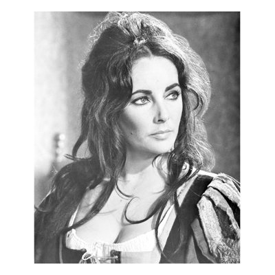 Elizabeth Taylor Looking Away  Unframed Photograph