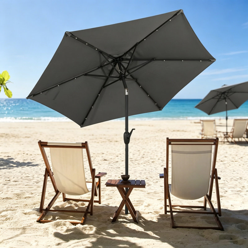 230cm Tilt Beach Parasol