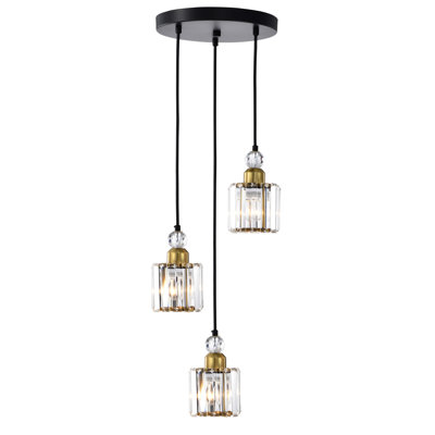 3 - Light LED Lantern Pendant