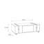 Caribbean Wheel Coffee Table with Storage