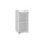 Bar, 1 porte en verre, 3 tablettes, blanc