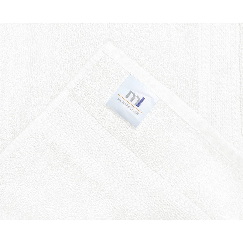 Juane Cotton Bath Towel, White