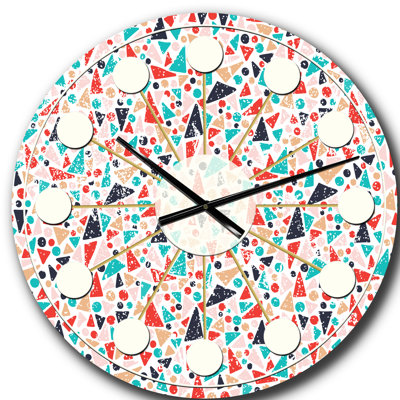Horloge murale rétro Mid-Century