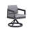 Mesa 7-Piece Aluminum Patio Dining Set with Swivel Chairs