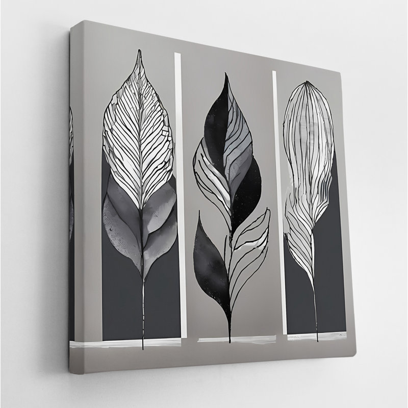 Artistic Leaves, 24" H x 24" W