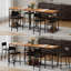 Dining Room Table With 2 Upholstered Chairs-1842681443