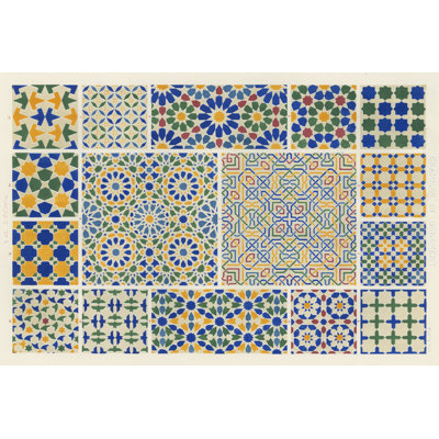 Moorish Design - Wrapped Canvas Print