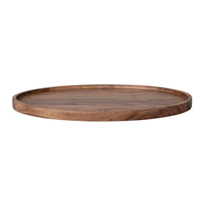 Plateau ovale en bois d'acacia