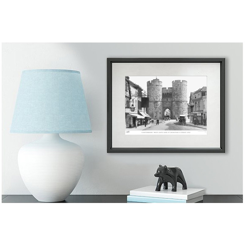 Canterbury, West Gate And St Dunstan's Street 1921 - Single Picture Frame Print, 45cm H x 60cm W x 2.3cm D