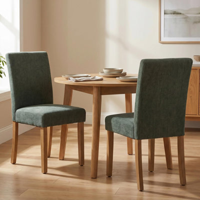 Solid Wood Upholstered Dining Chairs