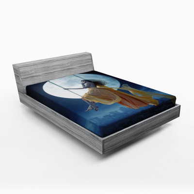 Moon Microfiber Fitted Sheet
