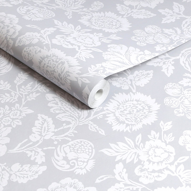  Papier peint bleu Arthur Stipple, Gris