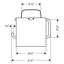 Puravida Wall Mounted Toilet Paper Holder