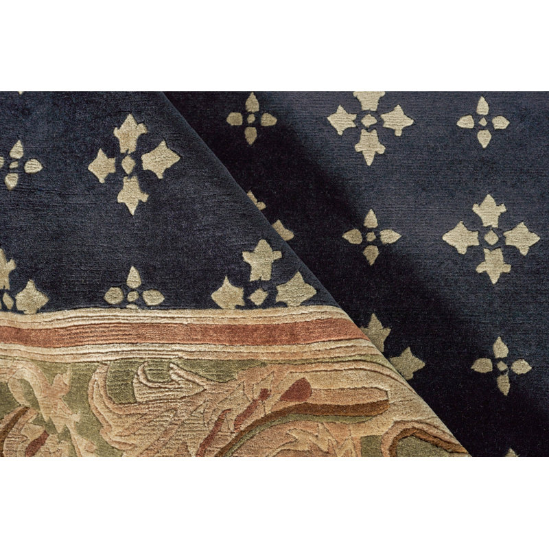 Tibetan One-of-a-Kind 9'3" X 10'3" Hand Knotted Area Rug