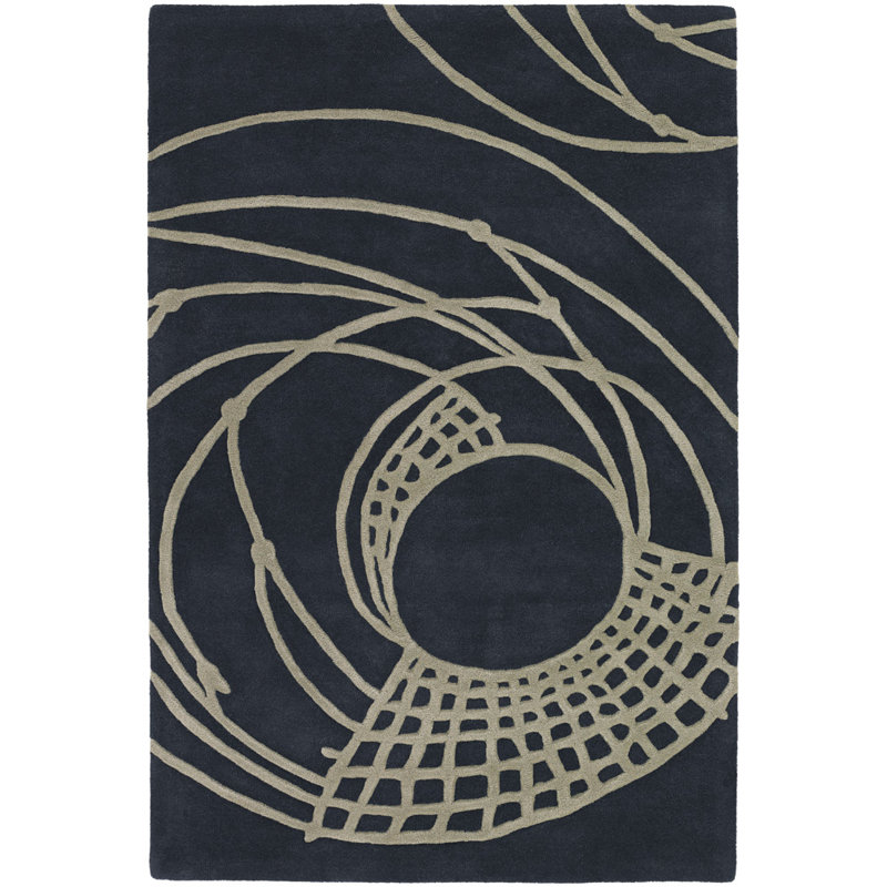Lefferts Wool Abstract Indoor Rug, 5' x 7'6"