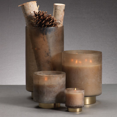 Honaker Jar Candle with Glass Holder