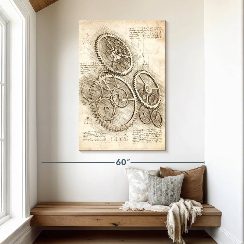Laelle Cogs And Gears, 48" H x 32" W