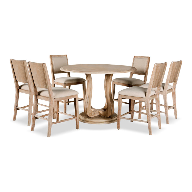 Bowes 7-Piece Counter Height Dining Table Set