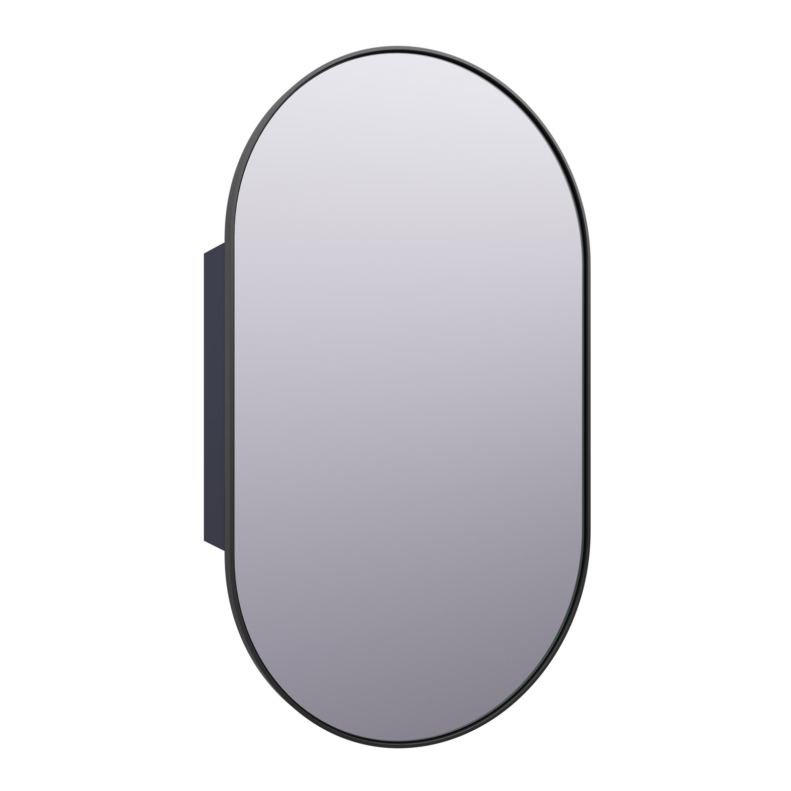 Nia Recessed Medicine Cabinet, Black