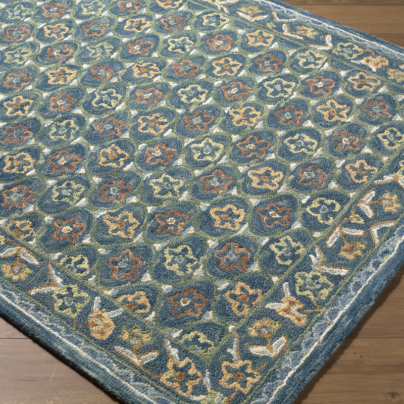 Moroccan Wool Hand Tufted Area Rug, Rectangle 153 x 230 cm