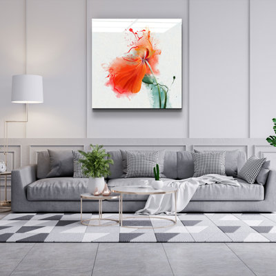 Superbe peinture décorative en verre trempé de 19,7 po x 19,7 po | 100% verre trempé, épaisseur: 0,16 pouce | Impression UV pour des couleurs éclatantes | Parfait pour la décoration intérieure, le salon ou le bureau
