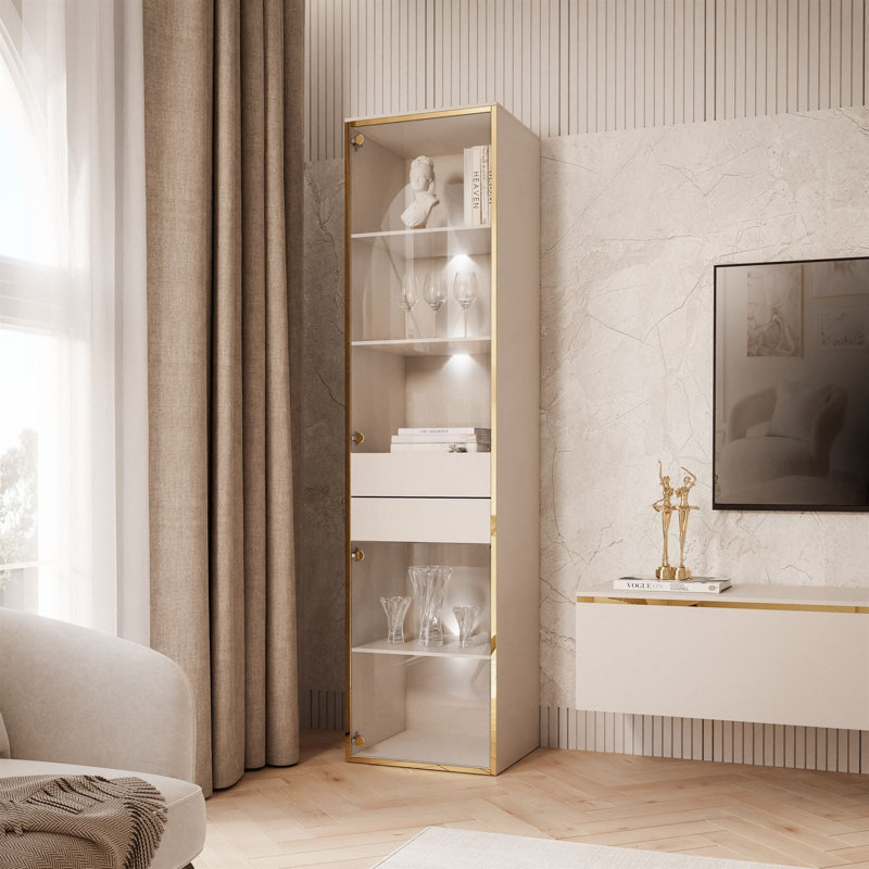 Aurora Display with LED Lighting, Cashmere