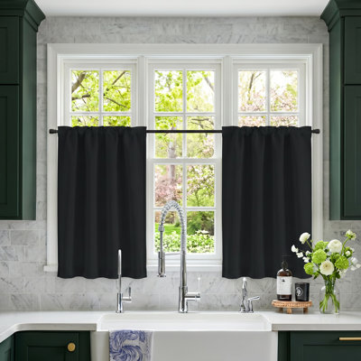 Polyester Blackout Rod Pocket Valance
