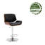 Litton Swivel Adjustable Height Faux Leather Bar Stool-1504869869