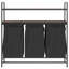 Laundry Basket 3 Compartments With Shelves
